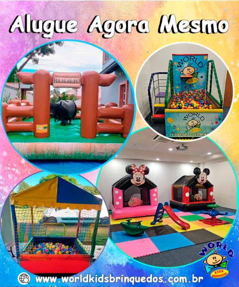 Aluguel De Brinquedos Infantil, Infláveis,caixa térmica world  térmica